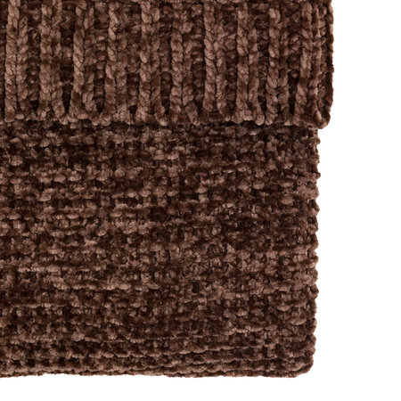 Deco Luxe Chunky Chenille Throw Choc 1300x1700mm