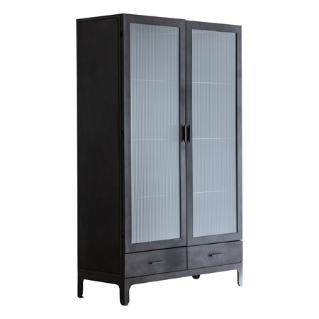 Regał Rye z 2 drzwiami i 2 szufladami 1000 x 420 x 1650 mm