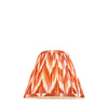 Zigzag Shade Apricot Orange Fabric 185x125x250mm