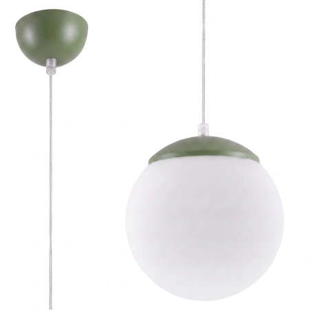 Lampa wisząca UGO 20 zielona oliwka