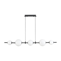 Lampa wisząca MILA czarna 140 cm