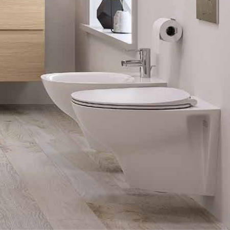 MORNING Miska WC podwiesz. Rimless 52x36,5 cm biały połysk