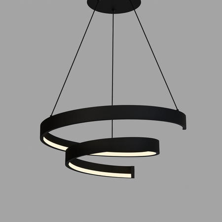 6032-0110 Lampa wisząca LED TOPPO czarna