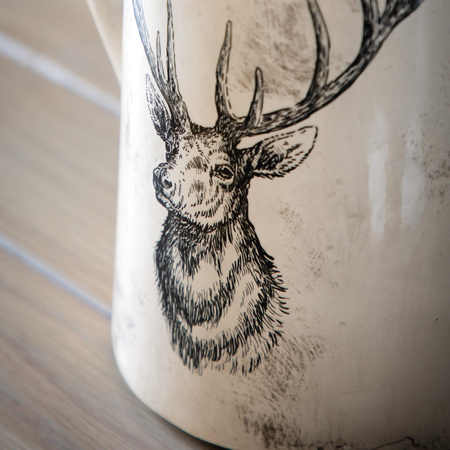 Stag Pitcher Vase Large Distressed 230x195x295mm
