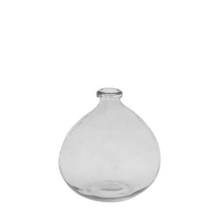 Alaro Handblown Glass Vase Smoke 220mm