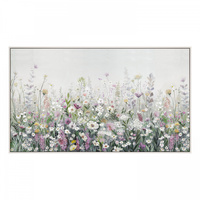Floral Cascade Framed Canvas 1210x30x710mm