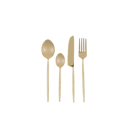 Alora Cutlery Gold Set of 16