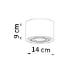 Plafon BASIC 1 beton