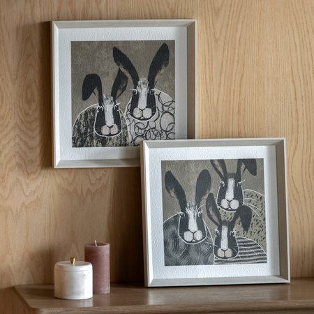 Animal Antics II Framed Art Set of 2