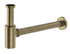 Syfon umywalkowy 5/4", odpływ 32mm, okrągły, złoto mat