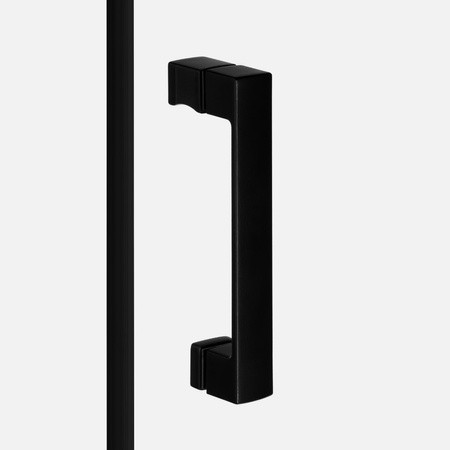 Kabina NESTA BLACK 1D prostokątna L 80x90x200 czyste 6mm Active Shield 2.0