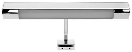 VERONICA oświetlenie ścienne LED, 6 W, 300x30x115 mm, IP44, chrom