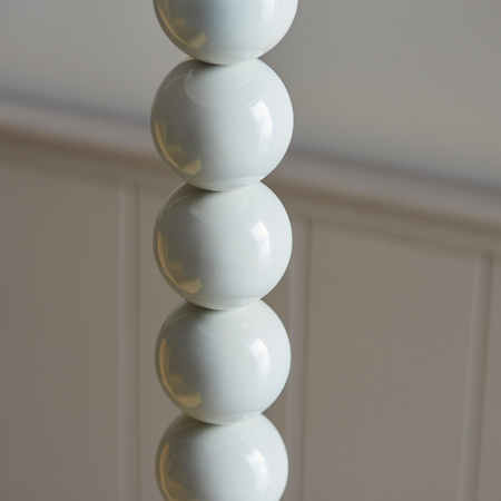 Higgledy Floor Lamp Base Gloss Almond White Paint