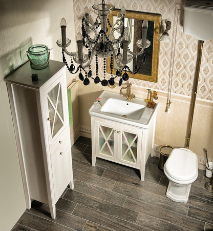 CROSS szafka umywalkowa 70x81x47cm, starobiała