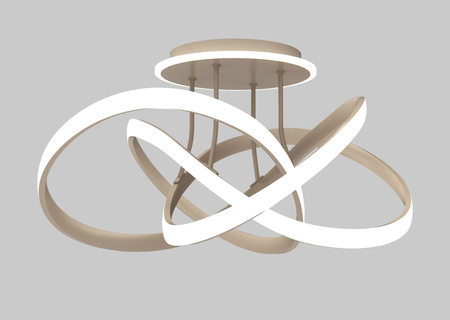 9064-113 Lampa sufitowa BANDOL kaszmirowa - piaskowa