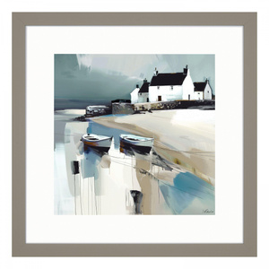 Water's Edge Framed Art 530x30x530mm
