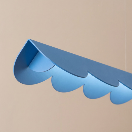 Lampa wisząca BISCUIT 130 błękitna LED 3000K