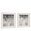 Obraz w ramie „Evening Peace” – biały, 30,5 × 3,2 × 30,5 cm, zestaw 2 szt.