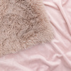 Juniper Faux Fur Throw Dusky Pink 1500x2000mm