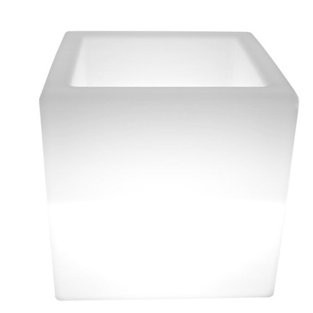 Lampa ogrodowa donica FLOWER CUBE LED RGBW 16 kolorów 40 cm