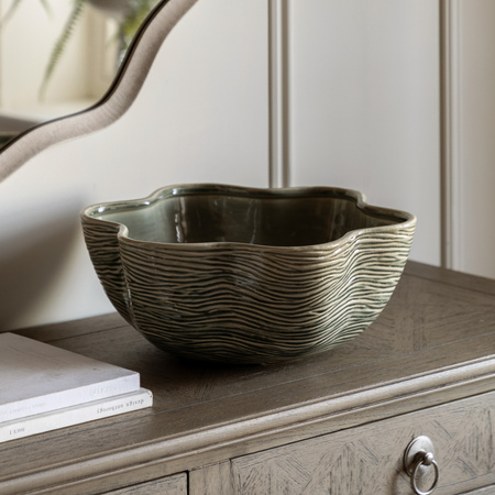 Murla Bowl Fennel Green 350x315x140mm