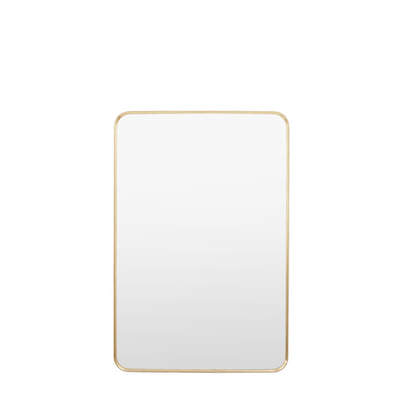 Holworth Rectangle Mirror Gold 600x35x900mm