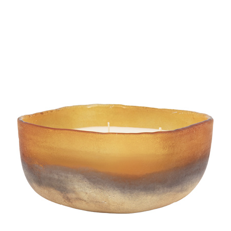 Mercury Candle Amber/Gold Medium Jasmin & Vetiver