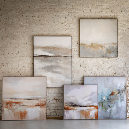 Warm Horizon Framed Canvas