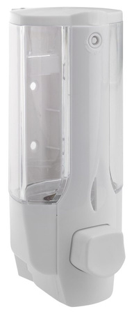 Dozownik płynnego mydła do powieszenia 350ml, biały