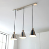 Hal 3 Pendant Light Bright Nickel