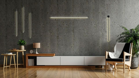 MOOSEE zestaw 2 lamp ściennych OMBRE 60   czarny