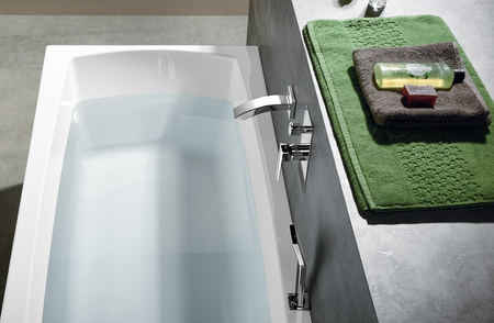 LILY wanna prostokątna 140x70x39cm, biały