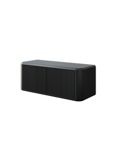 Szafka łazienkowa wisząca z blatem 120 cm czarna noc MAIORI 006-SU120-04