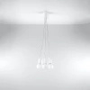 Lampa wisząca DIEGO 5 biała