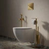 STEEL-R45 przycisk spłukujący ze stali nierdzewnej, złoty połysk