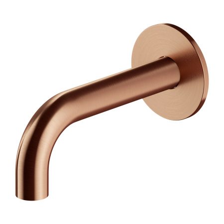 Y wylewka wannowa ścienna, miedź szczotkowana
