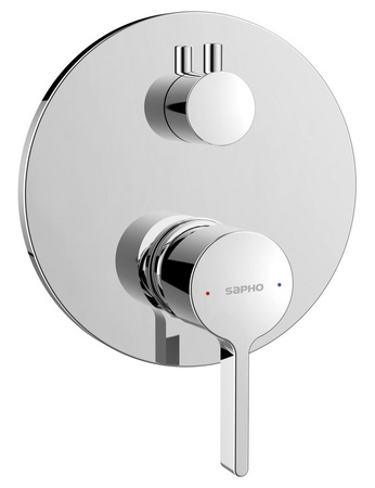 ICONIC bateria prysznicowa podtynkowa, 2 wyjścia, chrom