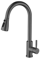 MIKELA bateria kuchenna z wysuwaną wylewką, gun metal