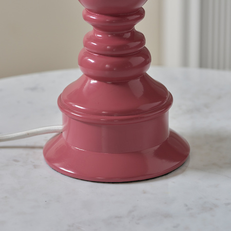 Myrtle Table Lamp Base Pink Clay