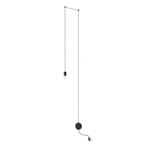 MOOSEE lampa ścienna FLUSSO WALL czarna