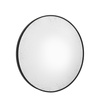 Yardley Convex Round Mirror Black 800mm