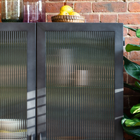Regał Rye z 2 drzwiami i 2 szufladami 1000 x 420 x 1650 mm