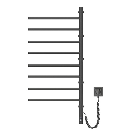 Elektryczny Grzejnik Łazienkowy CZARNY ARABESQUE Sensor 480х1000