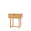 Craft 1 Drawer Bedside Natural 500x400x550mm