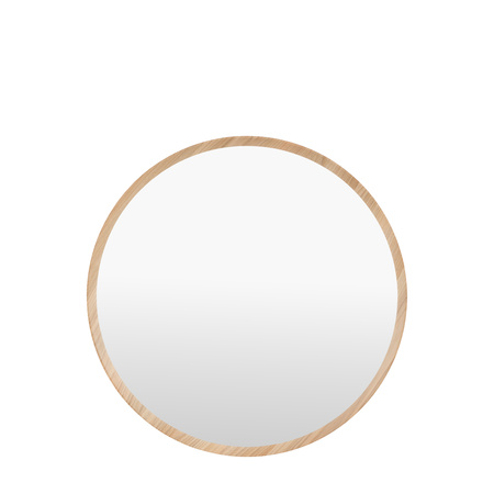 Helsinki Round Mirror Oak 800x58x800mm