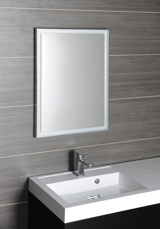 LUMINAR lustro z oświetleniem LED w ramie 60x80cm, chrom