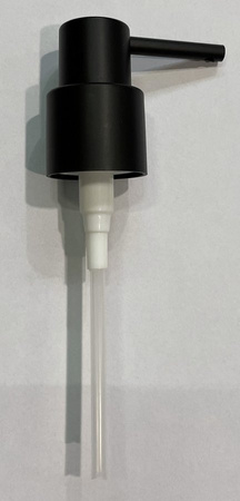 Pompka do dozownika mydła, plastik, czarny mat