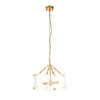 Keller 4 Pendant Light Brushed Aged Brass