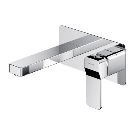 SLIDE bateria umywalkowa podtynkowa, chrom połysk