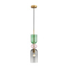 Lampa wisząca PASTELLO GREEN szklana kolorowa 11 cm